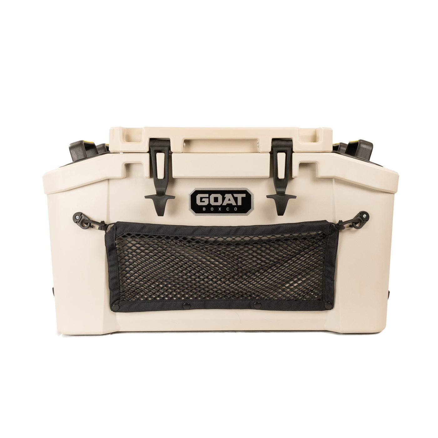 GOAT HUB 50 — 50-Quart Rotomolded Cooler with Built-In Dry Storage