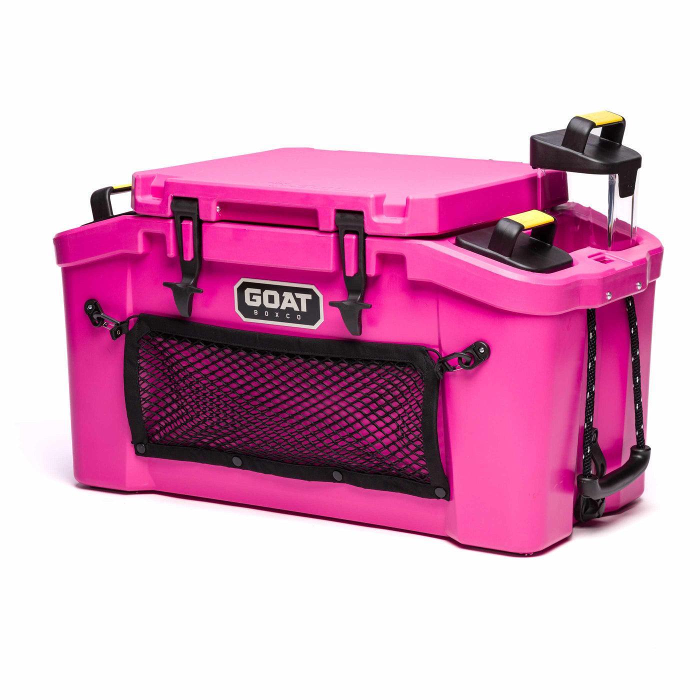 GOAT HUB 50 — 50-Quart Rotomolded Cooler with Built-In Dry Storage