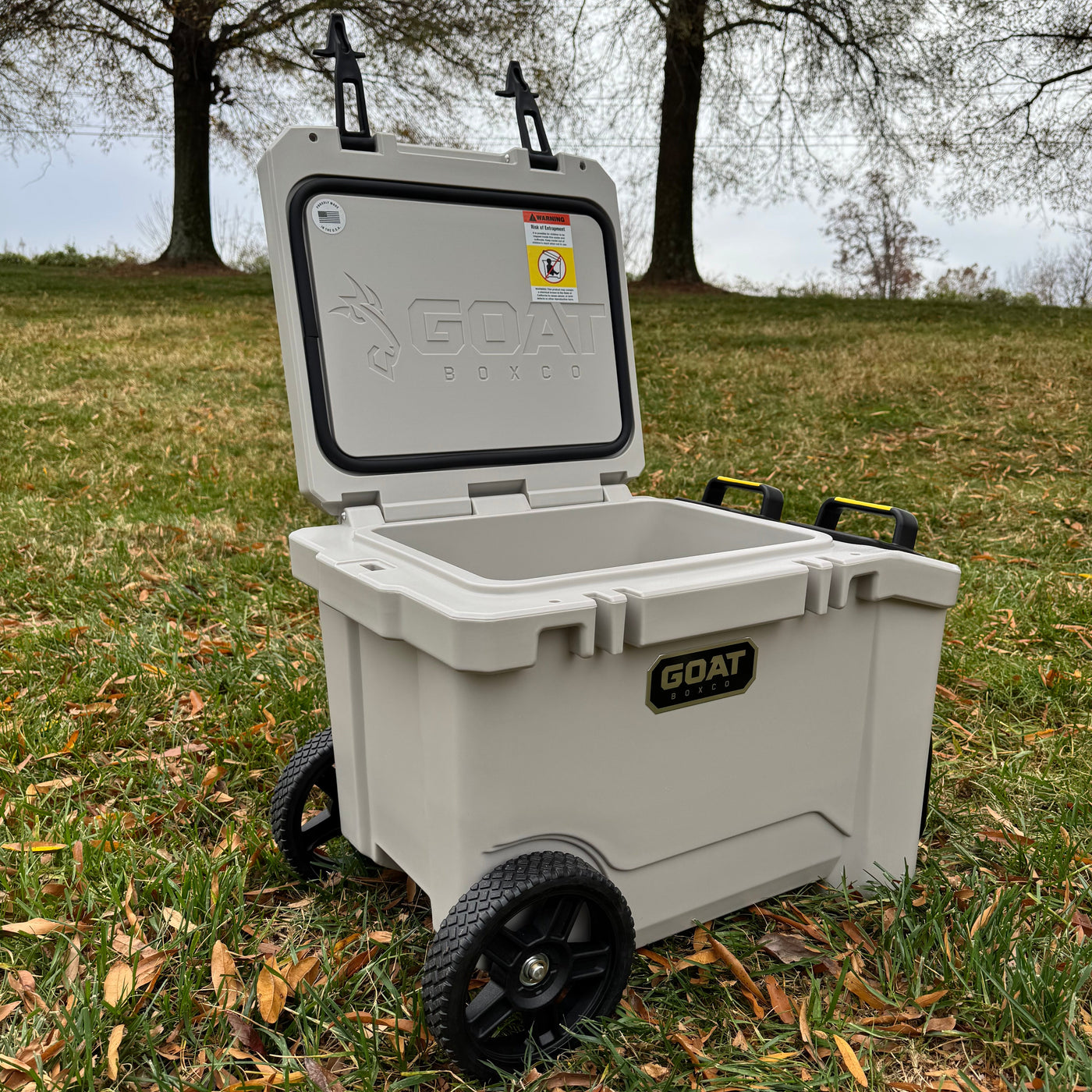 GOAT HUB 40 GO — Rolling Cooler with Built-In Dry Storage