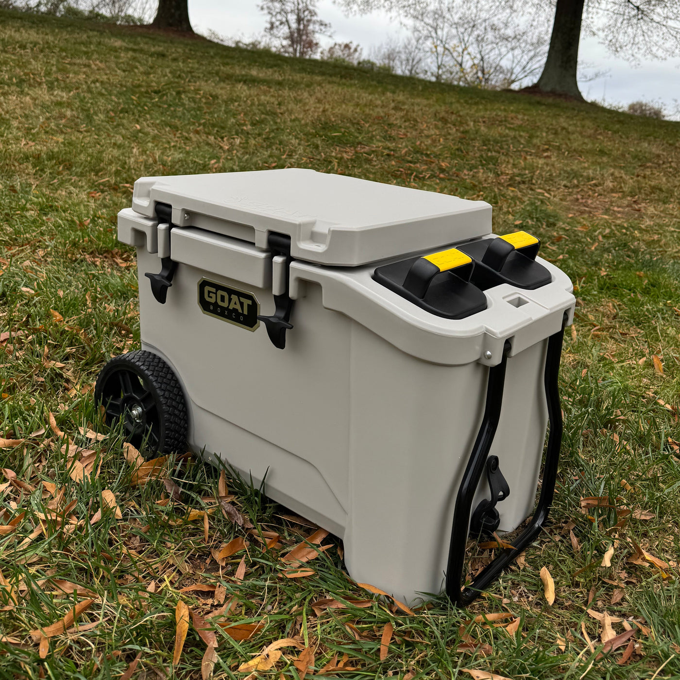 GOAT HUB 40 GO — Rolling Cooler with Built-In Dry Storage