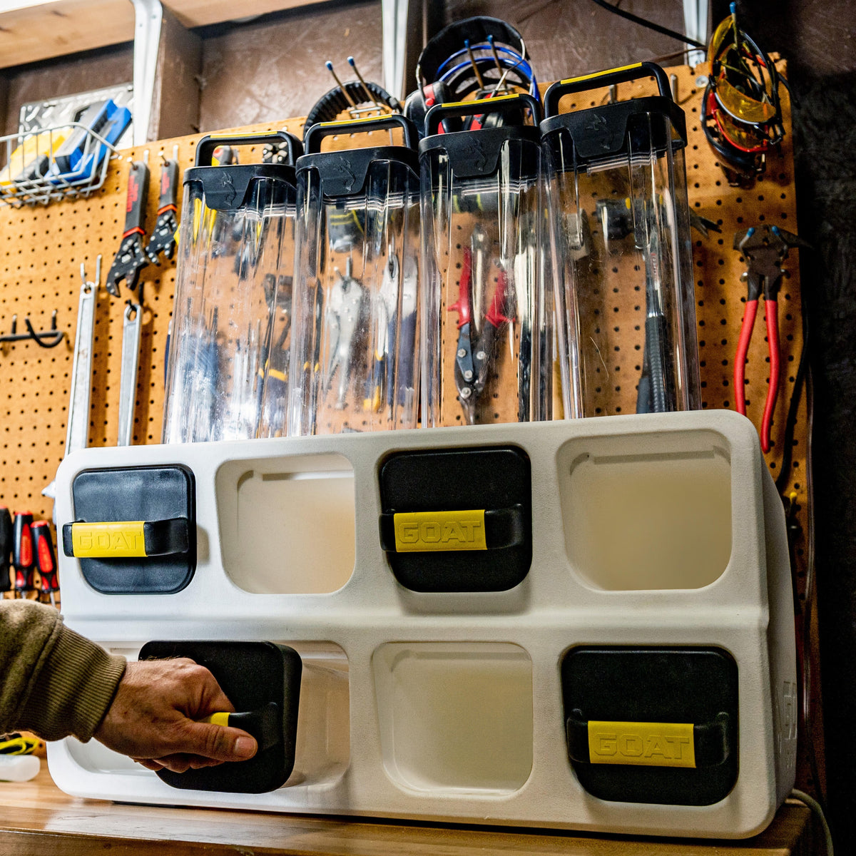 Emergency Starter Kit GOAT Box Co. HUB 70 Cooler RACK Bundle GOAT BOXCO