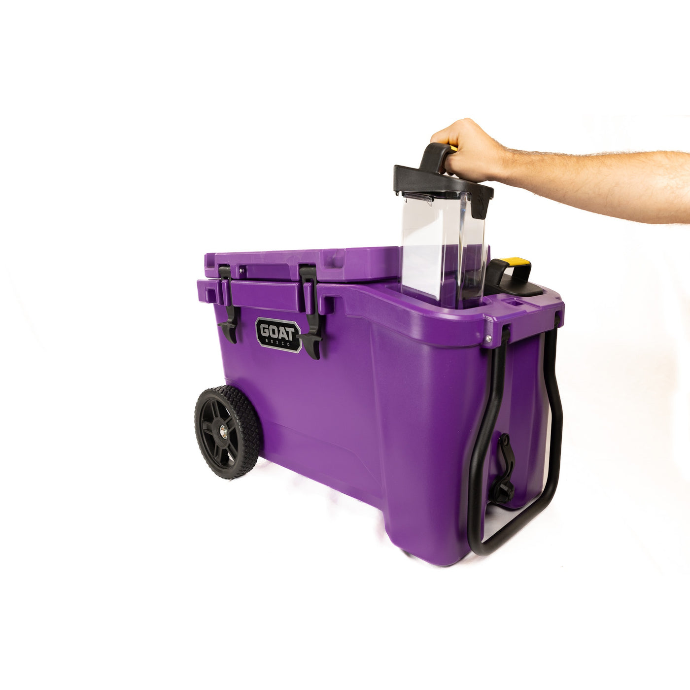 GOAT HUB 40 GO — Rolling Cooler with Built-In Dry Storage