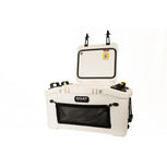 GOAT HUB 50 — 50-Quart Rotomolded Cooler with Built-In Dry Storage