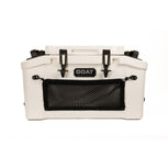 GOAT HUB 50 — 50-Quart Rotomolded Cooler with Built-In Dry Storage