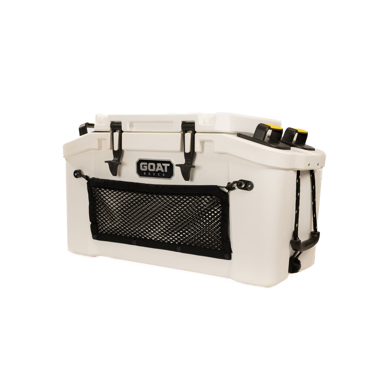 GOAT HUB 50 — 50-Quart Rotomolded Cooler with Built-In Dry Storage