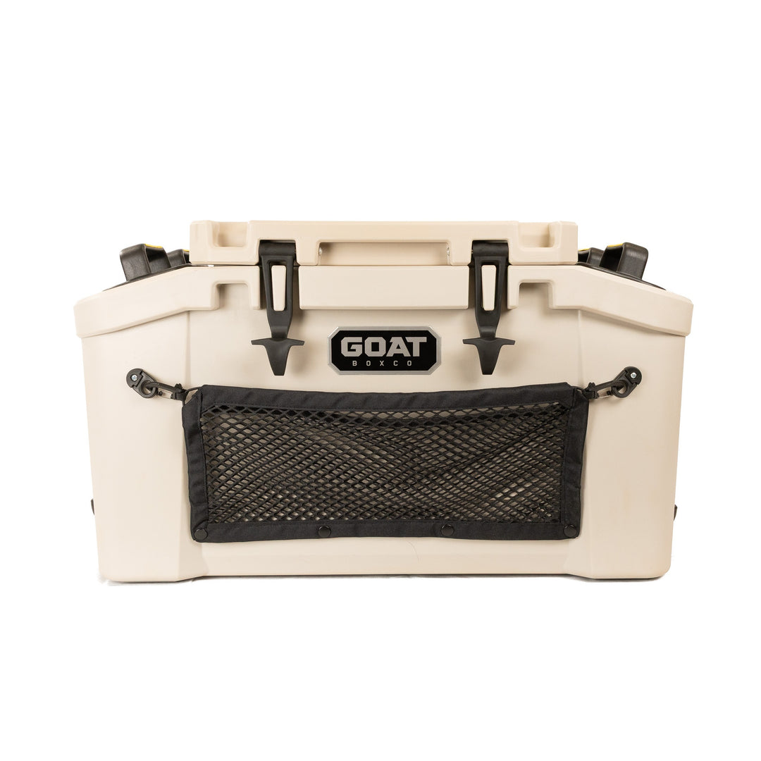 GOAT HUB 50 — 50-Quart Rotomolded Cooler with Built-In Dry Storage