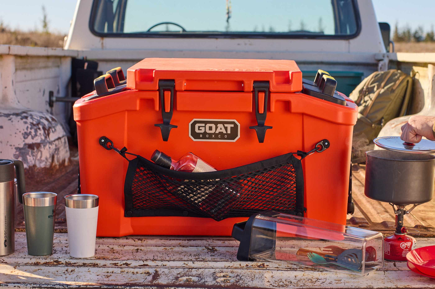 best ice box for fishing MTM IFB-1-30 Rod Box, Storage & Transport Case Ice Fishing Rods, Holds up to 8 Rods, Secure Latch Design, Strong Handle, USA Made, Red : Sports & Outdoors 19 x 9 x 11EMPTY WEIGHT Ice Fishing Best Seat Box
