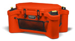 GOAT HUB 70 | 70-Quart Rotomolded Cooler with Built-In Dry Storage