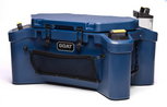 GOAT HUB 70 | 70-Quart Rotomolded Cooler with Built-In Dry Storage