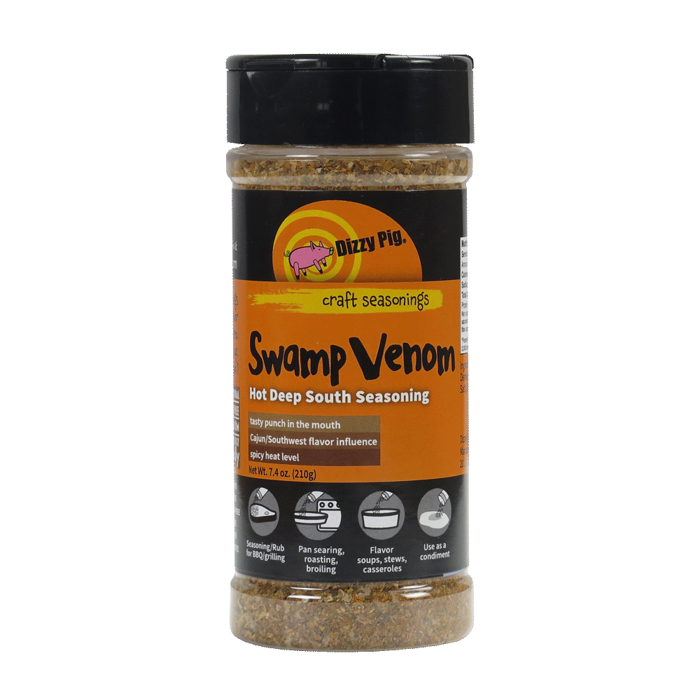 Swamp Venom Hot Deep South Craft Seasoning 8 oz. Refill
